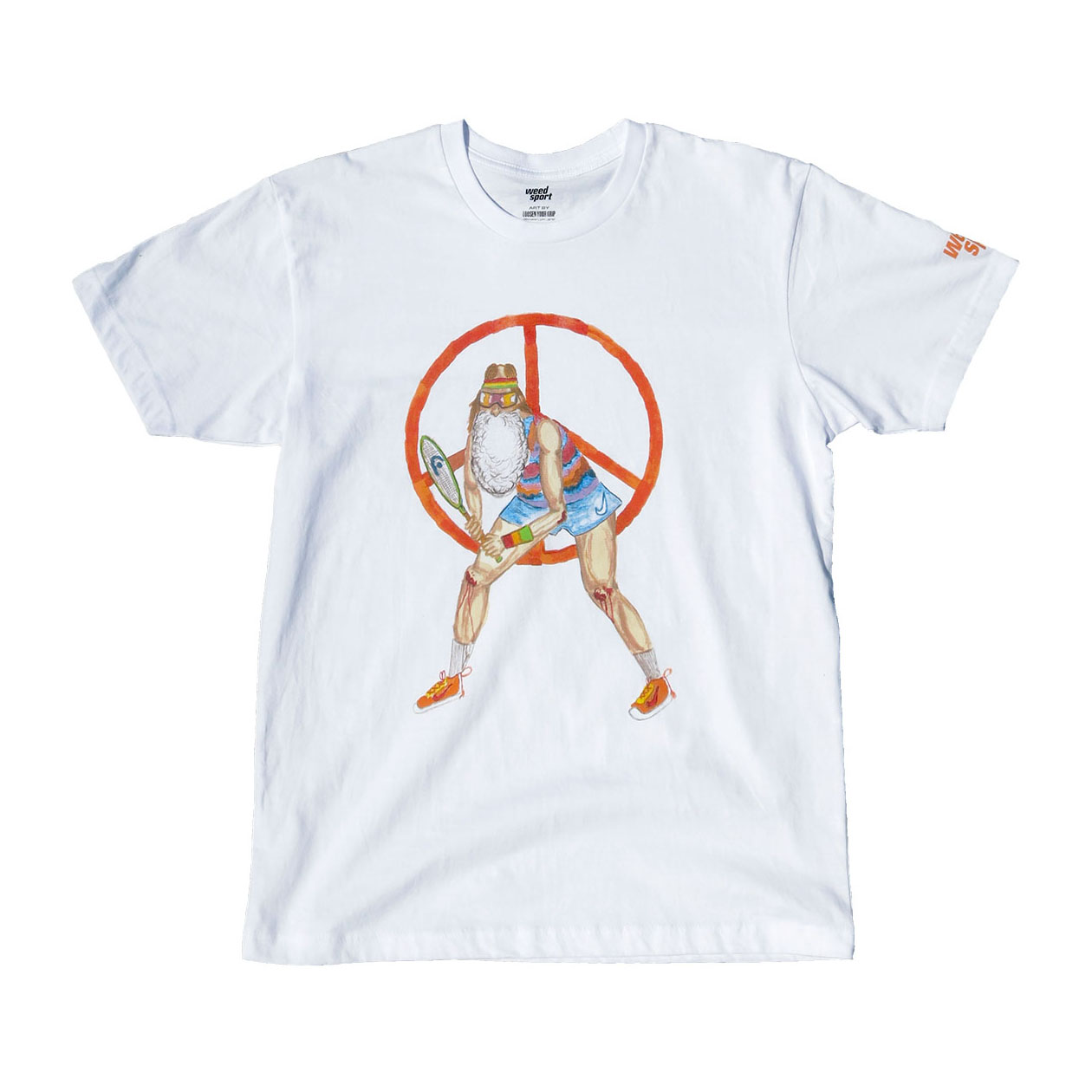 Peace & Tennis T-Shirt • Weed Sport Apparel